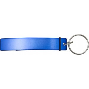 Aluminium 2-in-1 key holder Amani, cobalt blue (Keychains)