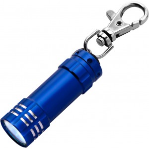 Aluminium 2-in-1 key holder Anna, cobalt blue (Keychains)