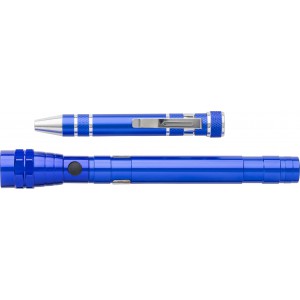 Aluminium 2-in-1 torch Olivia, cobalt blue (Tools)