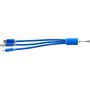 Aluminium alloy cable set Alvin, cobalt blue