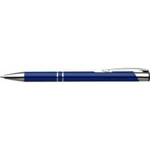 Aluminium ballpen Albacete, cobalt blue (Metallic pen)