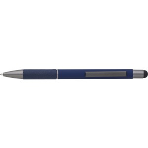 Aluminium ballpen Jett, blue (Wooden, bamboo, carton pen)