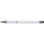 Aluminium ballpen Jett, white