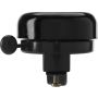 Aluminium bicycle bell Babette, black