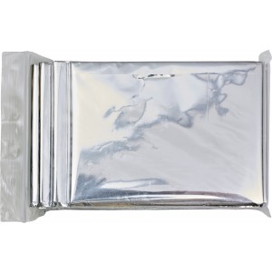 Aluminium emergency blanket Cecilia, silver (Healthcare items)