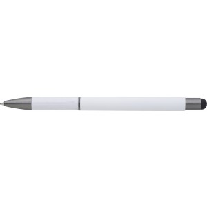 Aluminium ballpen Jett, white