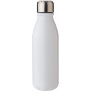 Aluminium drinking bottle Sinclair, white