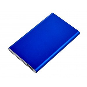 Aluminium power bank Ezra, cobalt blue (Powerbanks)