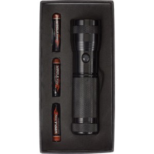 Aluminium torch Romeo, black (Lamps)