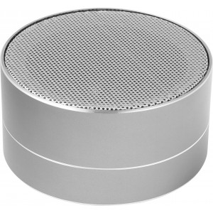 Aluminium wireless speaker Yves, silver (Speakers, radios)