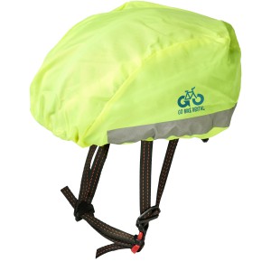 Andr reflective and waterproof helmet cover, Neon Yellow (Reflective items)