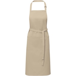 Andrea 240 g/m2 apron with adjustable neck strap, Oatmeal
