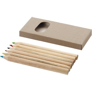 Artemaa 6-piece pencil colouring set, Natural (Drawing set)