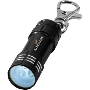 Astro LED keychain light, solid black (Keychains)