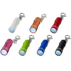 Astro LED keychain light, solid black (Keychains)