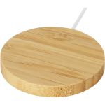 Atra 10W bamboo magnetic wireless charging pad, Beige (12418802)