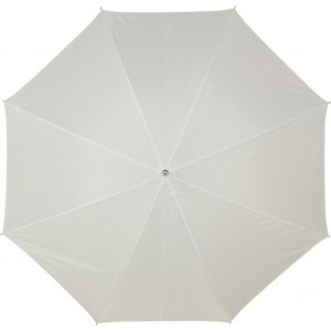 Polyester (190T) umbrella Andy, white