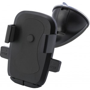 Plastic mobile phone holder Laurine, black