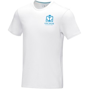 Azurite short sleeve men's  organic t-shirt, White (T-shirt, 90-100% cotton)