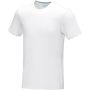 Azurite short sleeve men's  organic t-shirt, White