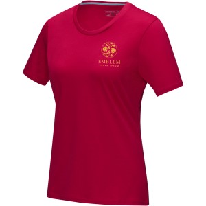Azurite short sleeve women's  organic t-shirt, Red (T-shirt, 90-100% cotton)