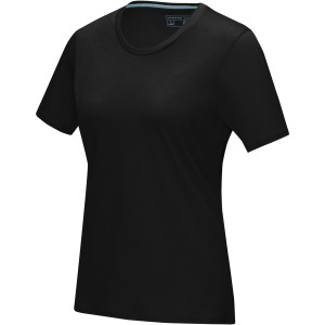 Azurite short sleeve women's  organic t-shirt, Solid black (T-shirt, 90-100% cotton)