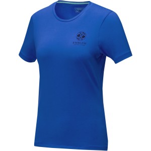 Balfour short sleeve women's  organic t-shirt, Blue (T-shirt, 90-100% cotton)