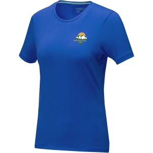 Balfour short sleeve women's  organic t-shirt, Blue (T-shirt, 90-100% cotton)