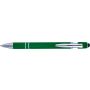 Ballpen with rubber finish, green