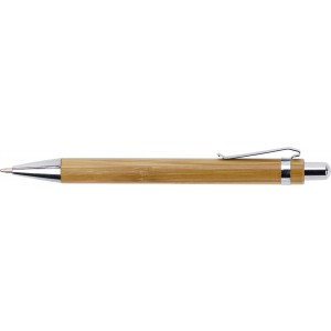 Bamboo ballpen Colorado, brown (Wooden, bamboo, carton pen)