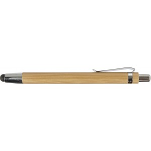 Bamboo ballpen Jerome, brown (Wooden, bamboo, carton pen)