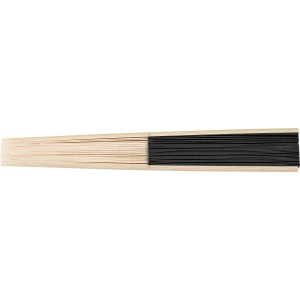 Bamboo hand held fan Elio, Black (Fan)