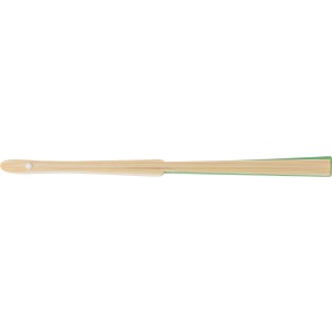 Bamboo hand held fan Elio, Green (Fan)