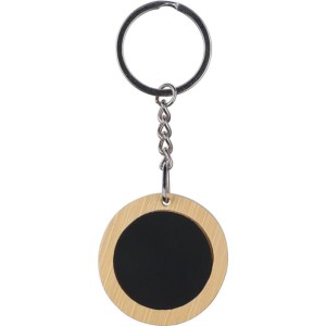 Bamboo keychain Gene, black (Keychains)