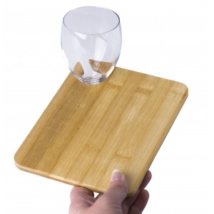 Bamboo serving board Kennedy, brown (Wood kitchen equipments)