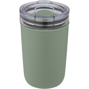 Bello 420 ml glass tumbler with recycled plastic outer wall, (Glasses)