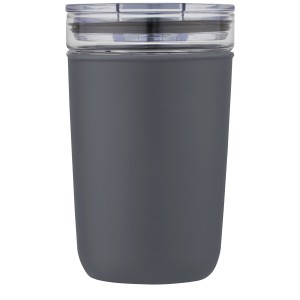 Bello 420 ml glass tumbler with recycled plastic outer wall, (Glasses)