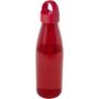 Bergen 800 ml recycled plastic water bottle, Red