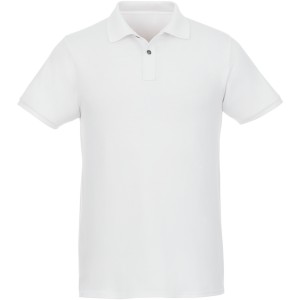 Beryl mens polo, White, 2XL (Polo short, mixed fiber, synthetic)