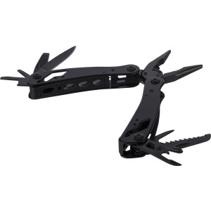 Black aluminium multitool Ariane, black