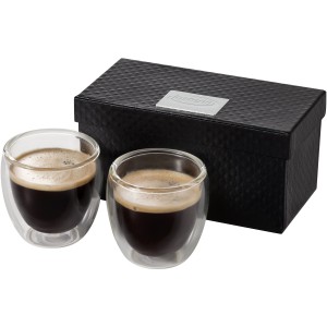 Boda 2-piece glass espresso cup set, Transparent, Transparen (Glasses)