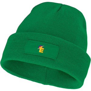 Boreas beanie with patch, fern green (Hats)