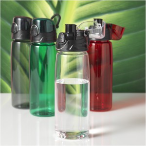 Capri 700 ml sport bottle, Transparent black (Sport bottles)