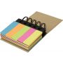 Cardboard memo folder Clemence, brown