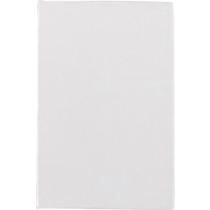 Cardboard sticky note holder Belinda, white (Sticky notes)