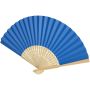 Carmen hand fan, Aqua blue