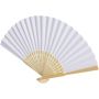 Carmen hand fan, White