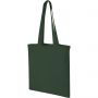 Carolina 100 g/m2 cotton tote bag, Forest green