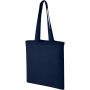 Carolina 100 g/m2 cotton tote bag, Navy