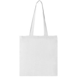 Carolina 100 g/m2 cotton tote bag, White (cotton bag)